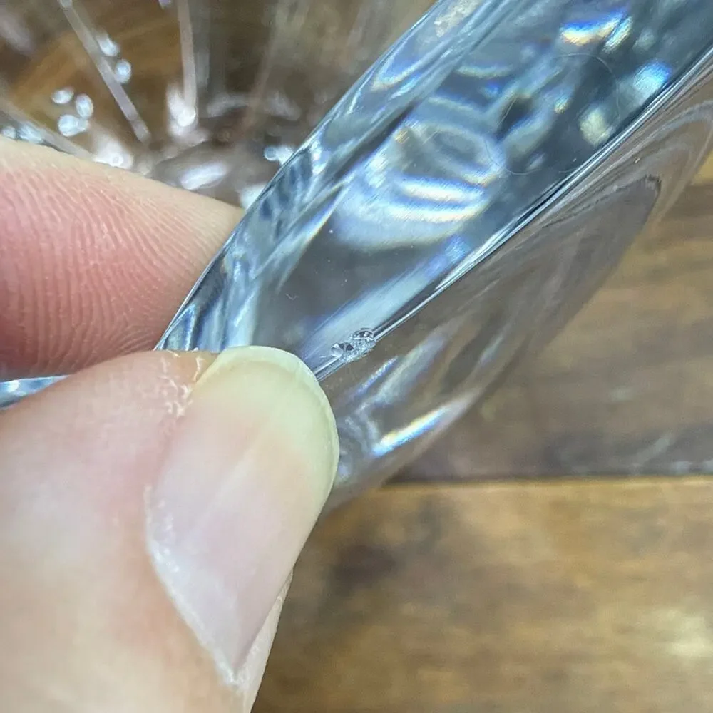 Iceland By Mikasa Vintage Clear Paneled 9 7/8